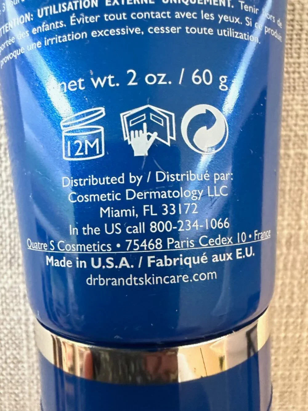 New sealed tube dr. brandt PoreDermabrasion Pore Perfecting Exfoliator - 2 Oz.
